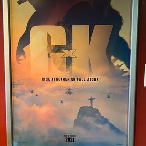 Godzilla vs Kong Movie Theater poster